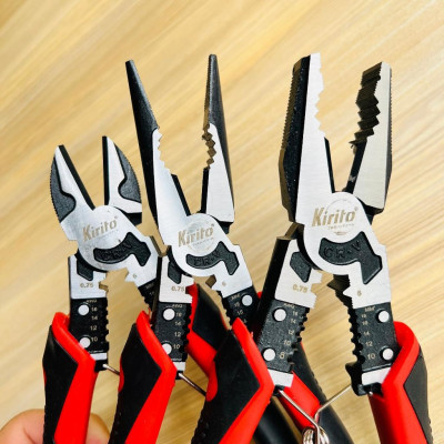 Bộ Kìm Đa Năng Kirito Japan CR-V – Tuốt, Cắt, Uốn Dây | Siêu Bền, Tiết Kiệm 30% Lực có lò xo