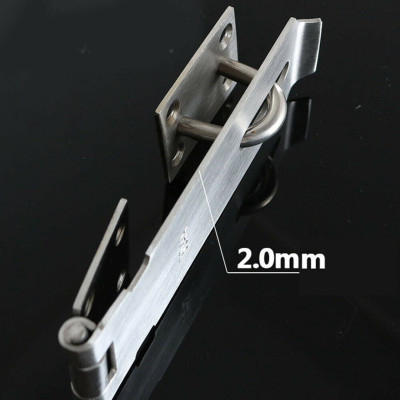 Chốt Khóa Thẳng Inox 304 KUNBE, Bản Lề Cửa Có PAT Khóa Nhiều Kích Thước 3inch/4inch/5inch