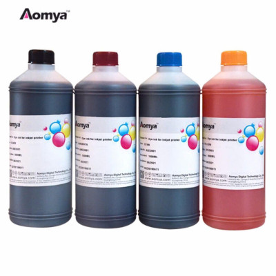 HCM- Free ship-Set 4 màu CMYK Mực nước Epson Dx5 I3200 loại 1 lít - Tiết kiệm chi phí, hàng nhập khẩu.