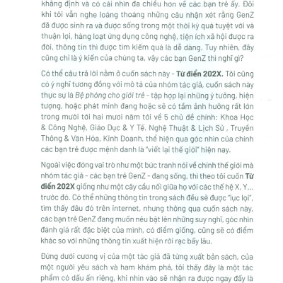 Từ Điển 202X - Dự Phóng Cho Người Trẻ