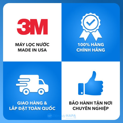 Máy Lọc Nước 3M RO301 Công Nghệ RO Cao Cấp Không Dùng Điện - Hàng Chính Hãng 3M, Nhập Khẩu Mỹ
