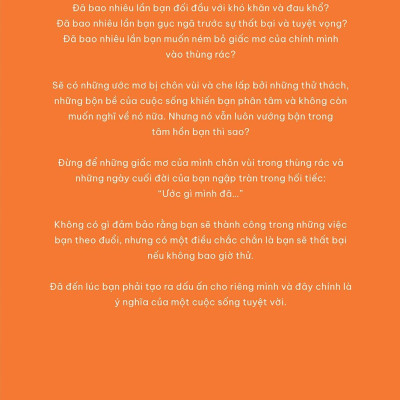 Đừng Ném Giấc Mơ Của Mình Vào Thùng Rác