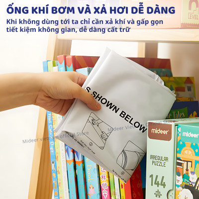 Thảm xếp hình trải sàn Mideer Puzzle Blanket Set, thảm lót nỉ dày dặn