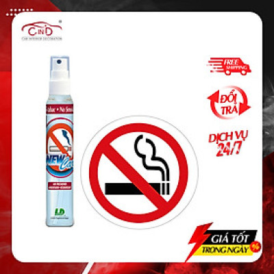 Nước Hoa Ô Tô Dạng Xịt L&D New Car No Smoking 60ml