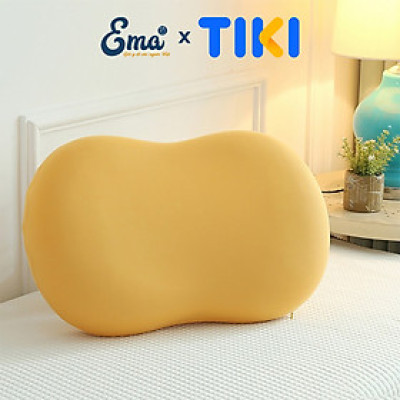 Gối đầu cao su non cho người lớn hình bụng mèo - Kích thước 50x30x9cm - Êm ái - Thoải mái - Phong cách trẻ trung