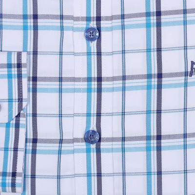 Áo sơ mi nam tay dài form ôm slim fit Khatoco A1MD468S1-CNCR292-2502-D