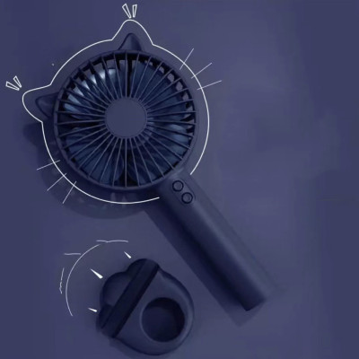 Quạt Cầm Tay Cao Cấp Vinbuy Tích Điện Tiện Lợi Kèm Cáp Sạc Và Pin Có Tặng Chân Đế Tích Hợp Giá Đỡ Điện Thoại, 3 Chế Độ Gió Siêu Mát Siêu Bền - Hàng chính hãng VinBuy 