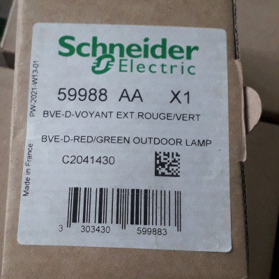 59988 AA Easergy BVE Schneider Đèn báo bên ngoài màu đỏ/xanh