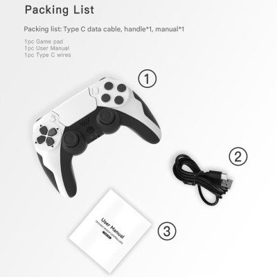 Gamepad Tay Game Không dây Bluetooth P48 cho máy tính , laptop , smartphone hàng nhập khẩu