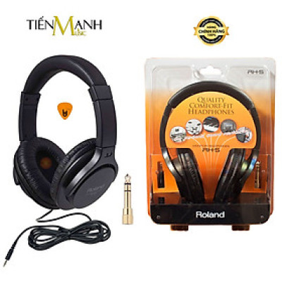 [Chính Hãng] Tai Nghe Phòng Thu Roland RH5 - Cho Nhạc Cụ, Đàn Piano, Organ, Trống, Amply Headphones Closed Back RH-5 Hàng Chính Hãng - Kèm Móng Gẩy DreamMaker