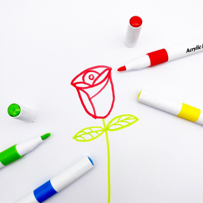 Hộp 36 Bút Lông Màu Acrylic Marker - Sheng Bo Shi 206A