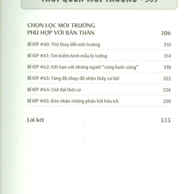 Tạo Thói Quen Nhỏ Dựng Cuộc Đời Lớn - 65 Bí Kíp Hình Thành Thói Quen Để Tạo Dựng Cuộc Đời Lý Tưởng