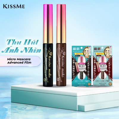 Mascara Chuốt Mi Chống Trôi Giúp Chuốt Tơi Và Dày Rậm Làn Mi Mỏng Màu Nâu Kissme Heroine Make (4.5 G)