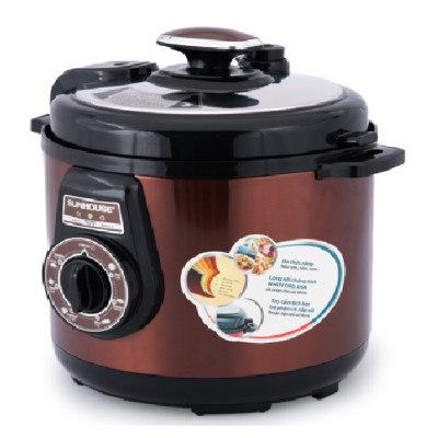 Nồi Áp Suất Điện Đa Năng Sunhouse SHD1562 Màu Ngẫu Nhiên - Hàng chính hãng