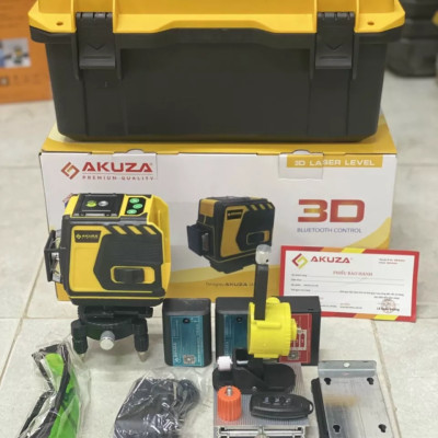 Máy Cân Bằng Laze Xanh 12 Tia Siêu Sáng AKUZA AK GLB 3D