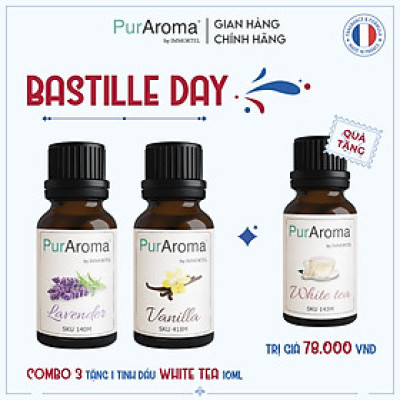 (BST Bastille) Tinh Dầu Thiên Nhiên Đậm Đặc - 10mL - Mua 2 Tặng 1 - Chính hãng Pháp