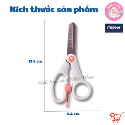 Đồ Chơi Cắt Giấy Thủ Công Tạo Hình Sáng Tạo 03 Cấp Độ - Mideer Lets Cut Paper cho Bé 3 4 5 Tuổi