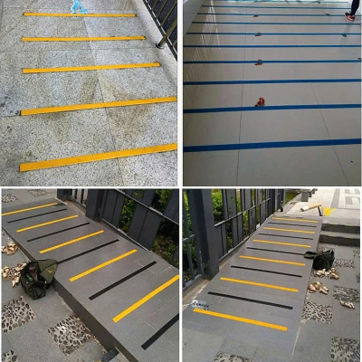 Băng Keo Chống Trượt, Miếng Dán Bậc Cầu Thang Bằng Nhựa PVC Dài 3 Mét Sẵn Keo 3M Siêu Dính, Anh Toàn 
