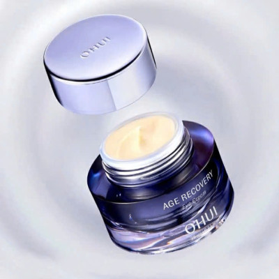 Kem Mắt Ohui Tím Age Recovery Eye Cream Upsize 50ml Mẫu Mới 2024