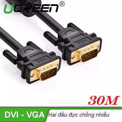 Ugreen UG11636VG101TK 30M màu Đen Cáp tín hiệu 2 đầu VGA - HÀNG CHÍNH HÃNG
