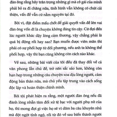 Càng Độc Lập Càng Cao Quý