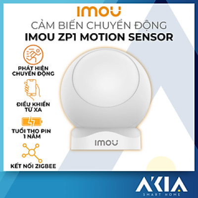 Cảm biến chuyển động Imou Motion Sensor ZP1 - Phát hiện chuyển động con người, Tạo tự động bật tắt đèn hoặc báo động, kết nối app Imou - Hàng chính hãng
