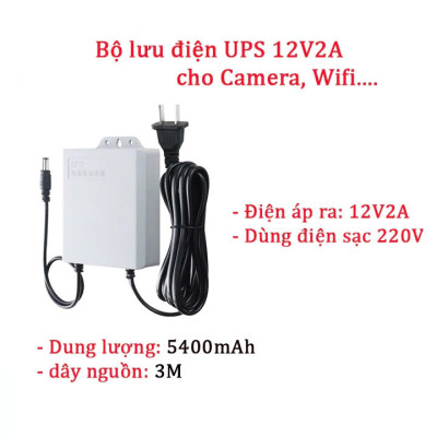 Nguồn Pin Sạc Dự Phòng Cho Wifi và Camera 5V-12V Hàng Cao Cấp Tiện Lợi Khi Mất Điện, ĐỒNG HỒ TREO TƯỜNG , TRANG TRÍ NHÀ CỬA
