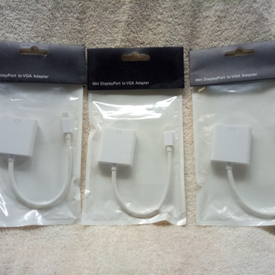 Cáp Chuyển đổi cổng Mini Displayport ra cổng VGA dùng để kết nối máy tính với tivi, máy chiếu - Hàng chính hãng