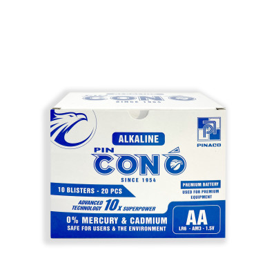 Combo 4 vỉ Pin Con Ó Alkaline LR6 - Size AA - Vỉ 2 viên