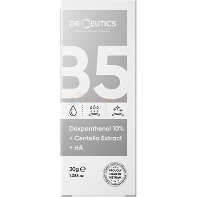 Tinh chất DrCeutics Dexpanthenol 10% + Centella Extract + HA giúp cấp ẩm dành cho da thường và da khô (30g) - Hàng chính hãng