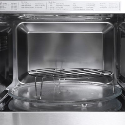 Lò vi sóng Panasonic NN-CT36HBYUE - Có nướng đối lưu, Dung tích 23L, Công suất vi sóng 800W, Công suất nướng 1000W, 14 thực đơn tự động, Bảng điền khiển điện tử - Hàng chính hãng - Bảo Hành Chính Hãng 12 tháng