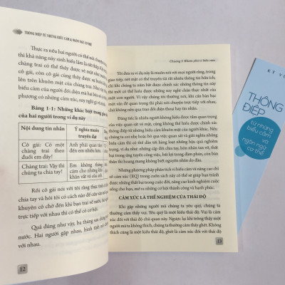 Combo 2 cuốn: Bí Quyết Đọc Tâm - Thấu Hiểu Người Khác Chỉ Trong Giây Lát + Thông Điệp Từ Những Biểu Cảm Và Ngôn Ngữ Cơ Thể + Sức Mạnh Của Những Thay Đổi Tâm Lý Tinh Tế (có bookmark)