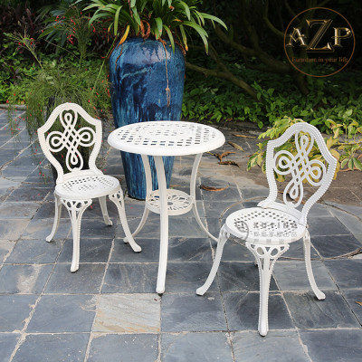 Bộ Bàn Ghế 60cm Sân Vườn Ngoài Trời Outdoor Ban Công (100% Nhôm Đúc) Hàng Nhập Khẩu 100%.