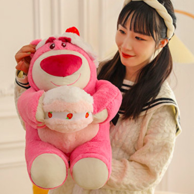 Gấu dâu lotso ngồi, nằm nghiên, lotso nguyên bản cute nhiều mẫu mã - Size 20cm - Quà tặng thú nhồi bông gấu dâu dễ thương - Gối ôm mềm mịn cho bé.