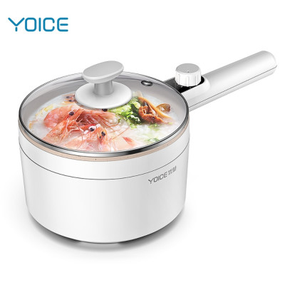 Nồi lẩu điện mini YOICE đa năng công suất 500W, 2 lớp chống bỏng bảo vệ đôi tay của bạn - YDZG1002 - HÀNG CHÍNH HÃNG