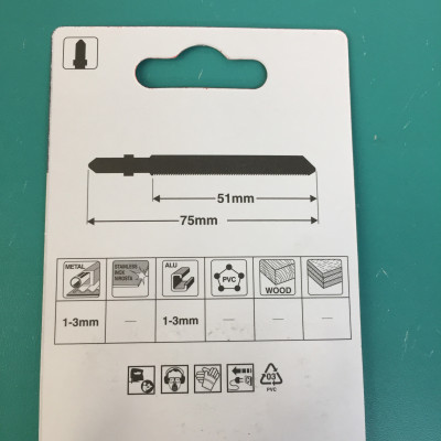 Bộ 5 lưỡi cưa lọng kim loại T118A Makita