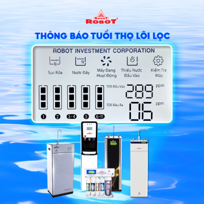 Máy Lọc Nước ROBOT Lọc R.O + UF Classy Pro 339WK-UR -Hàng chính hãng