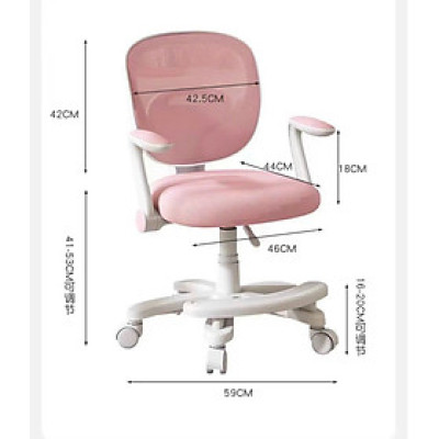 Ghế học sinh chống cong vẹo cột sống đa năng Juno sofa CTY01 xoay bánh xe 360 độ, tay vịn chỉnh 60 độ