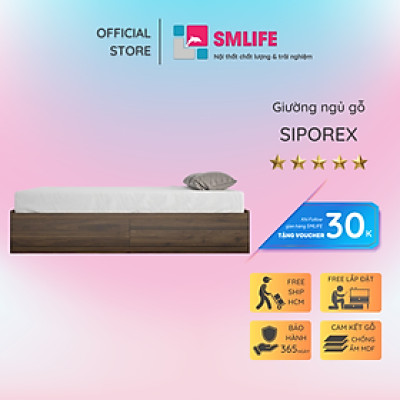 Giường ngủ đẹp hiện đại sang trọng SMLIFE Siporex