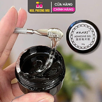 Gel Định Hình Huaxi 10g 30g Gắn Móng Úp, Nặn Charm, Định Hình Móng, Trong Suốt Nhanh Khô, Làm Nail Chuyên Nghiệp