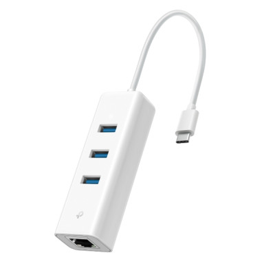 Bộ USB Ethernet TP-Link UE330C, HUB USB Type-C 3 Cổng USB-A 3.0 & Mạng Gigabit Ethernet - Hàng Chính hãng