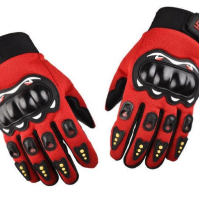  Găng Tay Xe Máy, Đi Phượt  Dài Ngón Có Gù Nhựa Bảo Vệ - HENRYSA