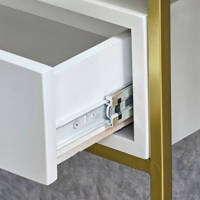 Bàn Console mặt đá chân sắt Juno Sofa CSTCT066 160 x 30 x 100 cm nhiều màu lựa chọn