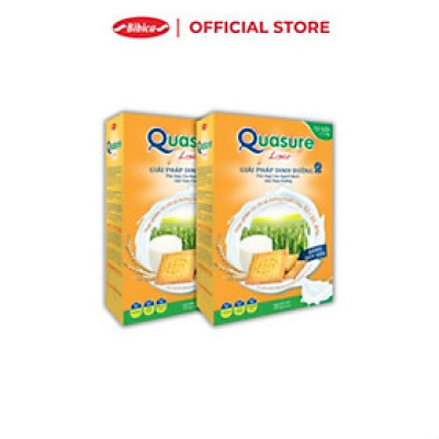 BAO BÌ MỚI - Combo 2 Bánh Quy Quasure Light Bibica 210g - Thực phẩm dành cho người ăn kiêng, tiểu đường