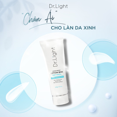 COMBO 3 Kem Body Dr.Light Kem dưỡng Trắng Sáng Da Với Hợp Chất Retinol Niacinamide BHA 200ml