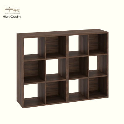 HAPPY FURNITURE , COMBO 2 kệ sách 6 ngăn - CHANN, KSA_103 , 108cm x 28cm x 80cm DxRxC