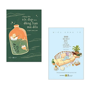 Combo 2 cuốn: Những Điều Tốt Đẹp Luôn Đúng Hạn Mà Đến+ 999 Lá Thư Gửi Cho Chính Mình - Mong Bạn Trở Thành Phiên Bản Hạnh Phúc Nhất ( tập 2 )   / Truyện ngắn hay nhất mọi thời đại / Tặng kèm Bookmark Happy Life