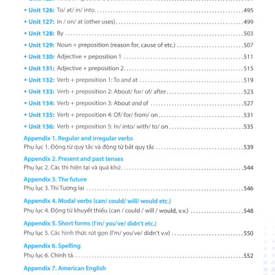 English Grammar In Use - 136 Đề Mục Ngữ Pháp Tiếng Anh _MT