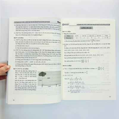 Sách - 50 Đề Minh Hoạ Thi Vào 10 Môn Toán (Theo Cấu Trúc Đề Thi Của Sở GD&ĐT Hà Nội)