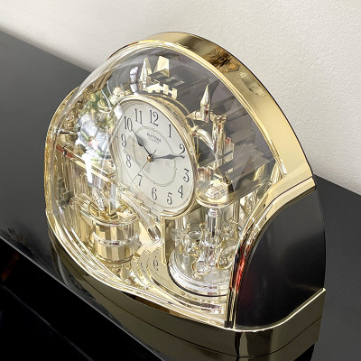 Đồng hồ để bàn Nhật Bản Rhythm 4SG738WR18-  Kt 32.4 x 22.7 x 12.5cm, 1.65kg 